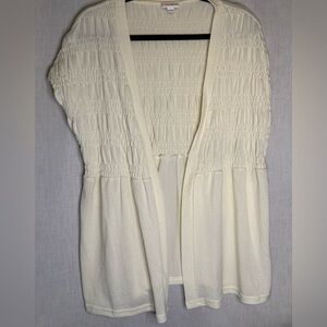 LuLaRoe Ivory Knit Kaylin Sweater